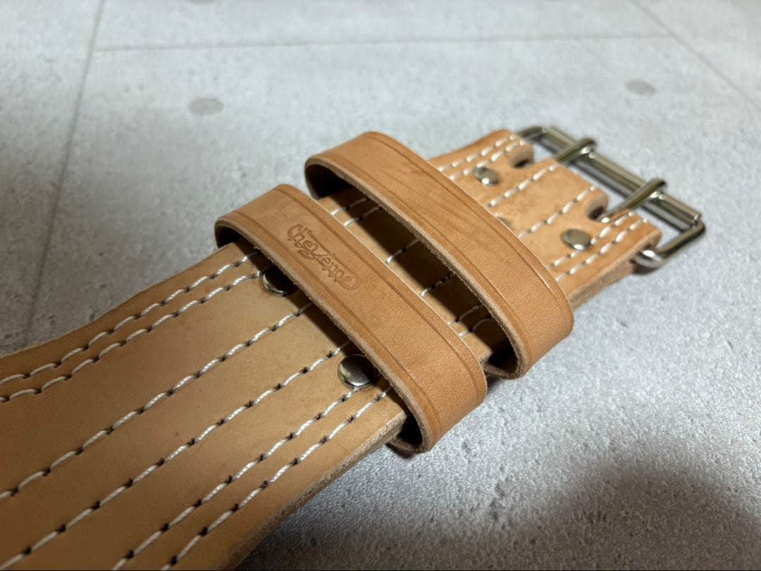 希少　新品　アメリカンドリーム レザー　革製　トレーニングベルト　希少Sサイズ