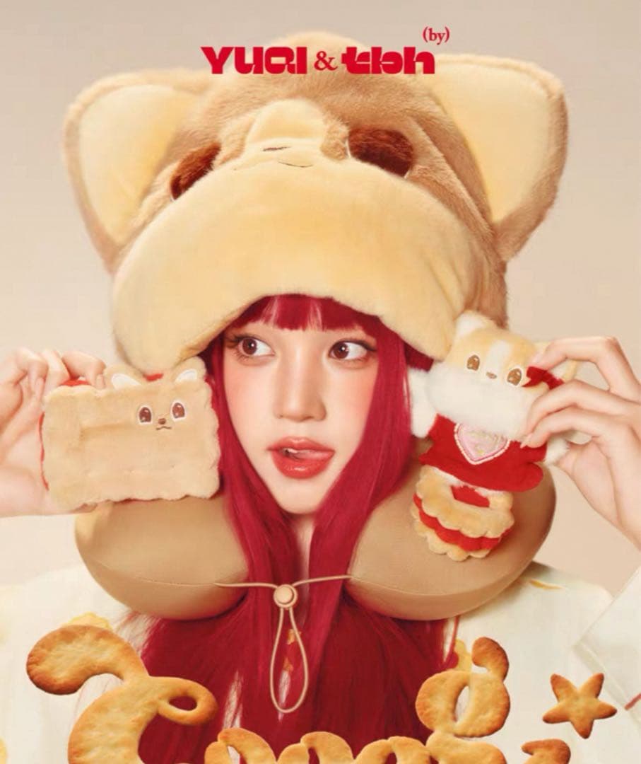 日本未発売TBH * Coogi フード付き ネックピロートラベルクッション