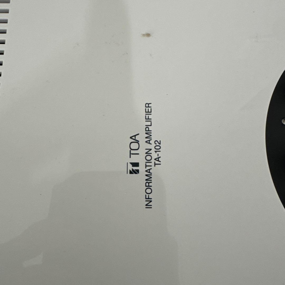 TOA マイクPM660＆アンプTA102＆スピーカーBS320 T 備品