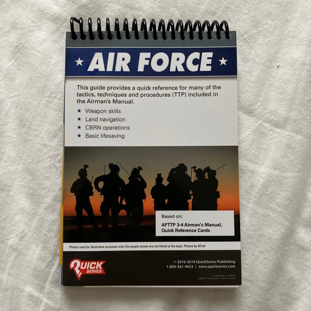 アメリカ　空軍　マニュアル　ポケット版　Air Force airman