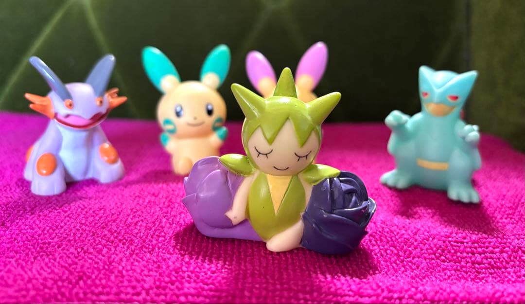 【限定品】ポケモンキッズ 色ちがい5体セット プラスル マイナン ジュカイン 他