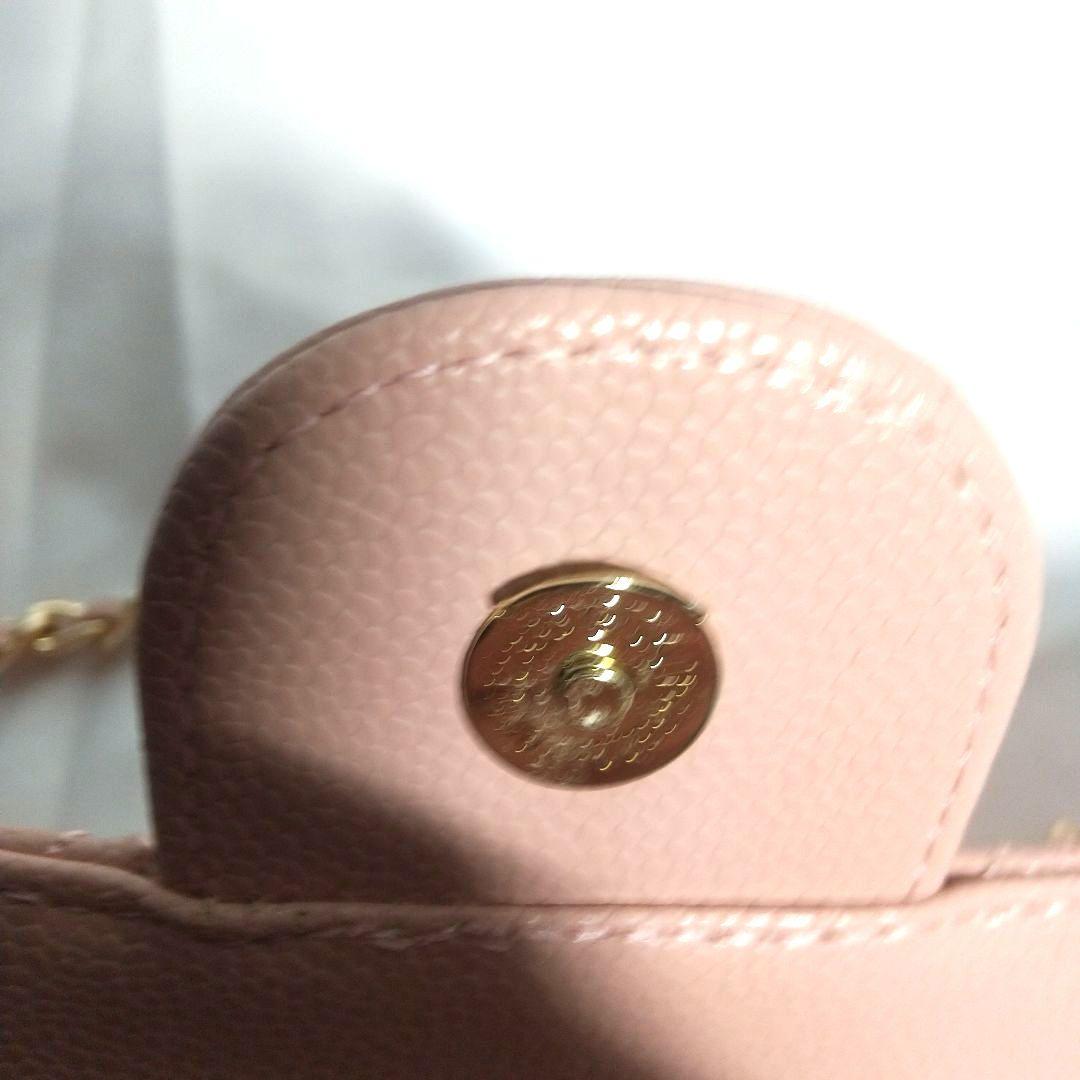 新品ピンクCHANELノベルティショルダーバックゴールドチェーンVIP限定