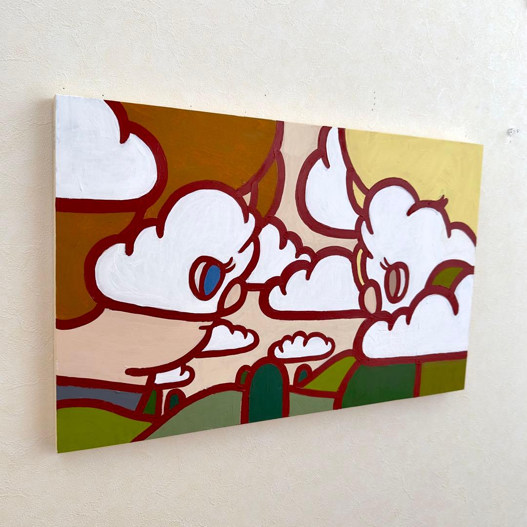 ●Kaoruko Negishi● 2点セット アクリル画　原画　紐付き