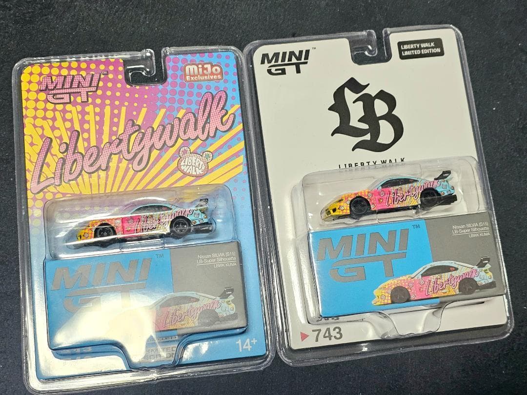 LBWK限定ブリスターパッケージ シルビア S15 MINI GT 2セット