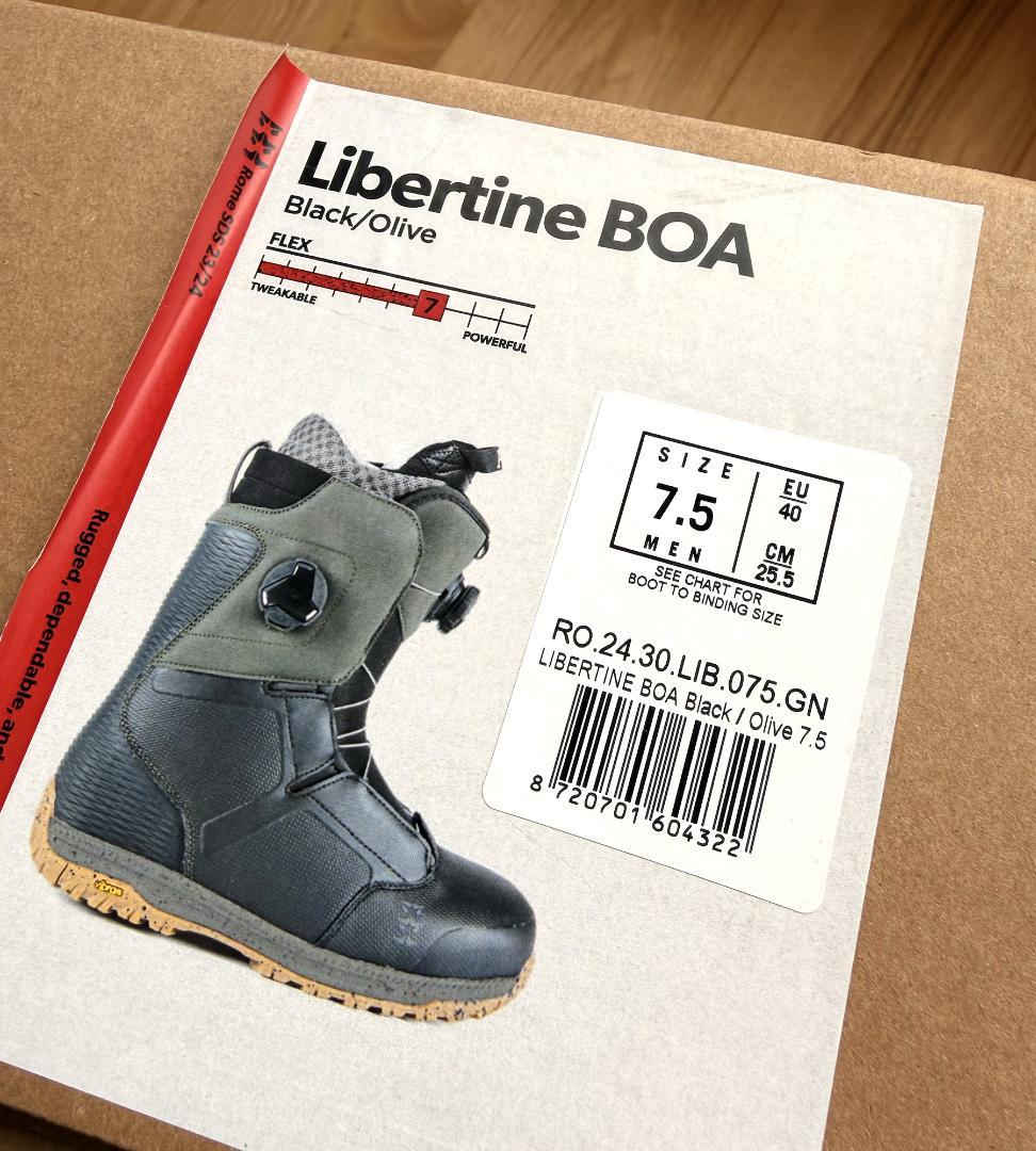 スノーボード ROME Libertine BOA/25.5cm 23/24