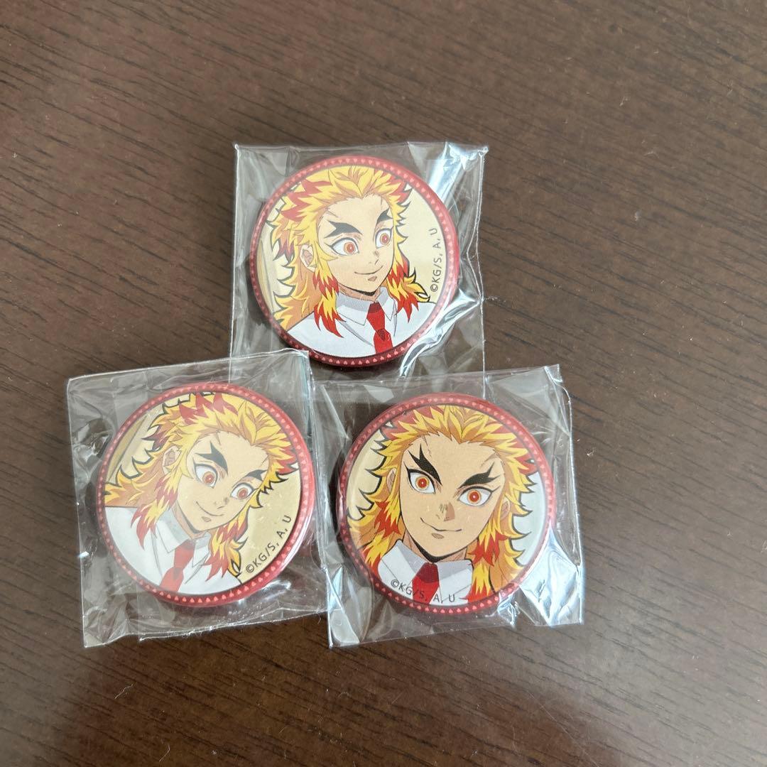 鬼滅の刃　煉獄杏寿郎　缶バッジ