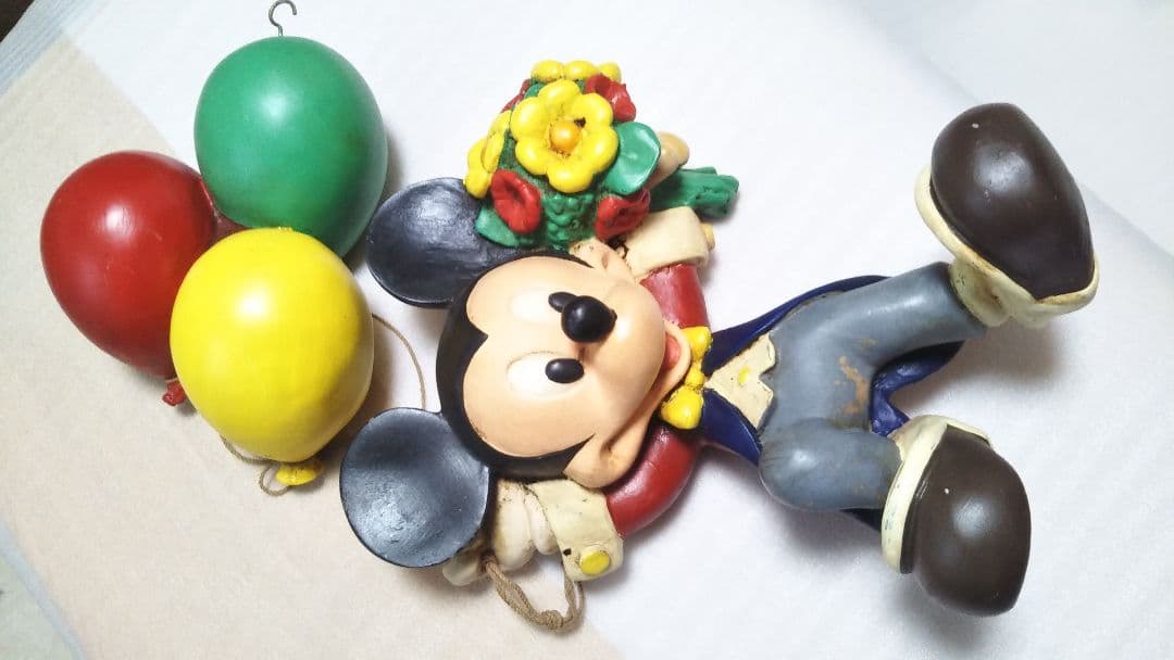 (値下げ)ミッキーマウス 　　　　　　吊下タイプ約84cm　昭和物