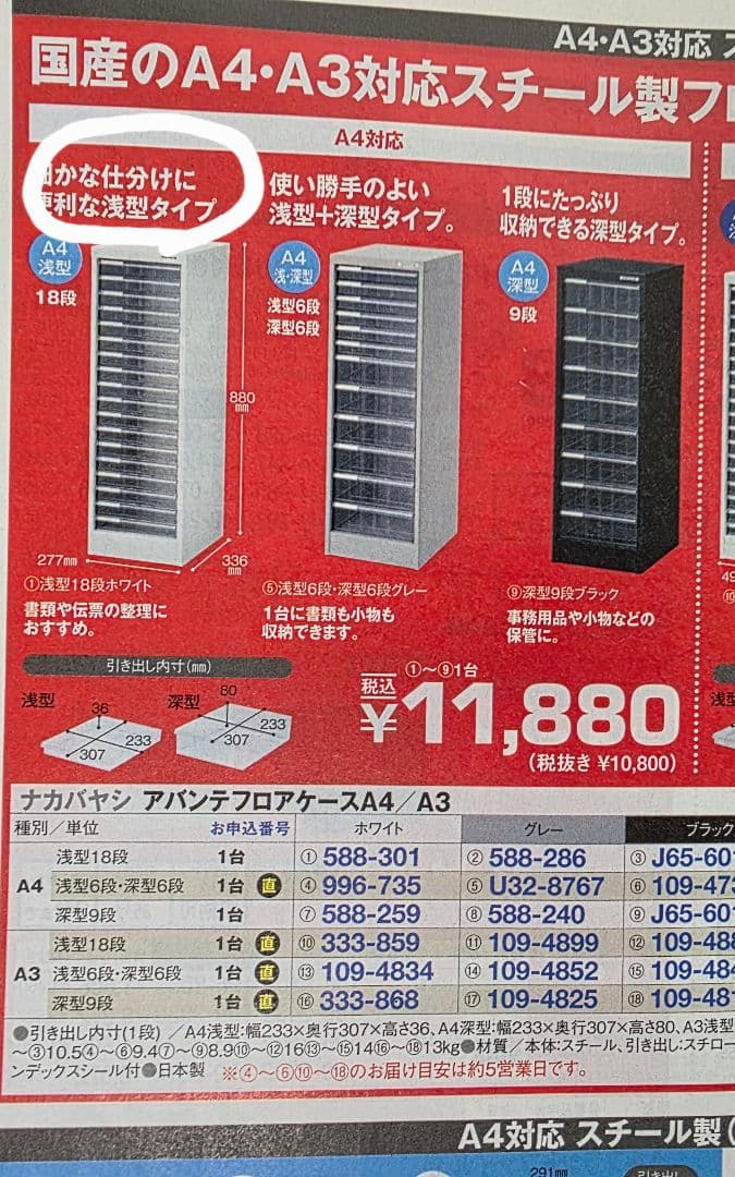 ナカバヤシ　レターケース　フロアケース　18段　複数台可