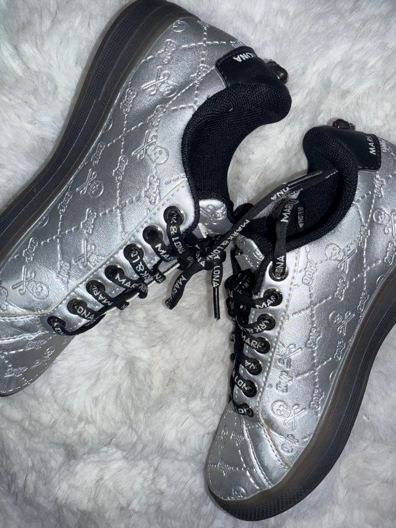 MARK & LONA ゴルフシューズ シルバー 23cm