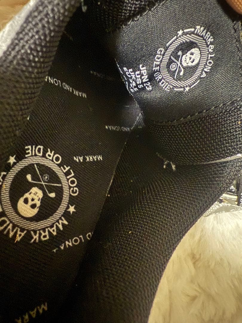 MARK & LONA ゴルフシューズ シルバー 23cm