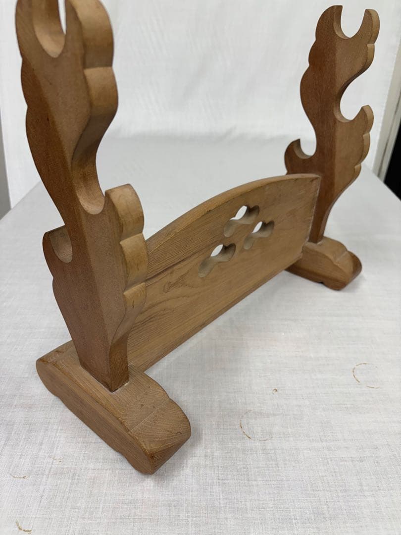 刀掛け　3本掛け　刀置き　武具