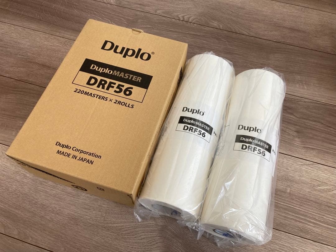 デュプロ印刷機マスター　DRF56 6本セット【純正マスター】