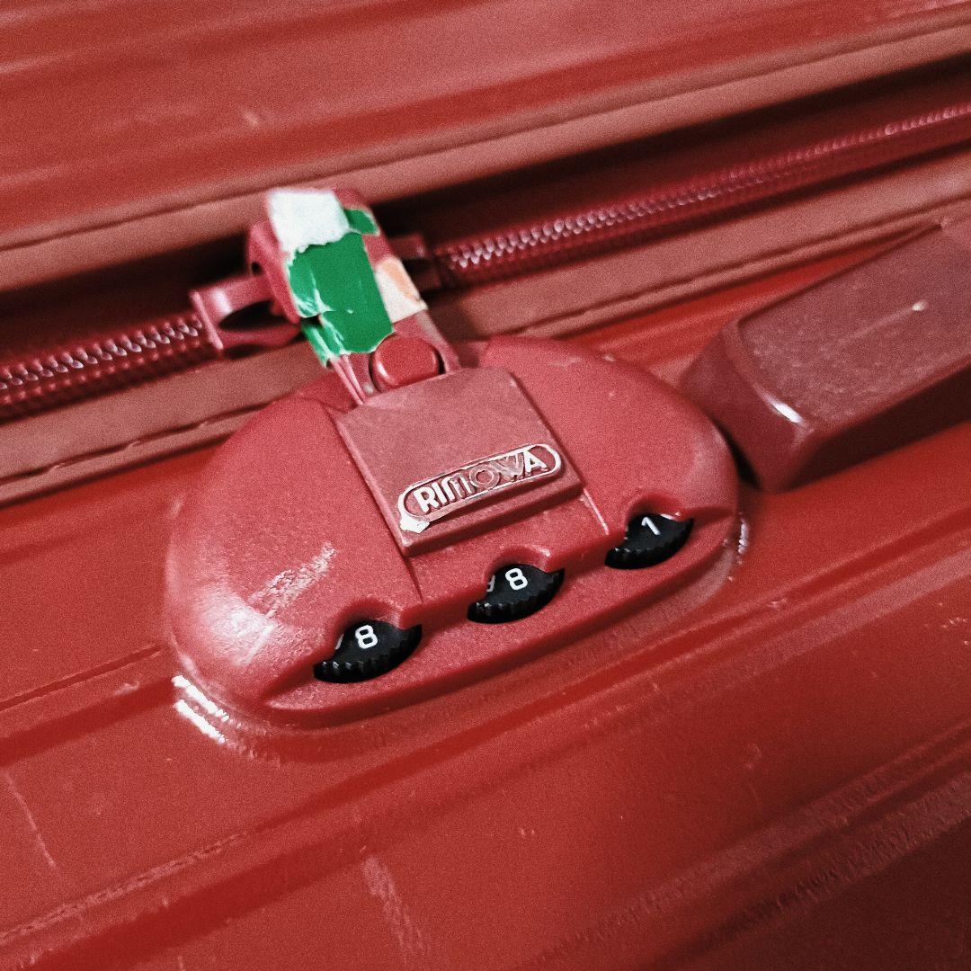 大型　70L　RIMOWA SALSA スーツケース　レッド 廃盤 リモワ　赤