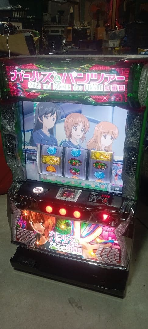 送料込パチスロ実機　スマスロ ガールズ＆パンツァー　最終章　不要ユニット付