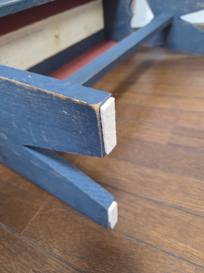 【入手困難】ブルーブルー　木製ローテーブール