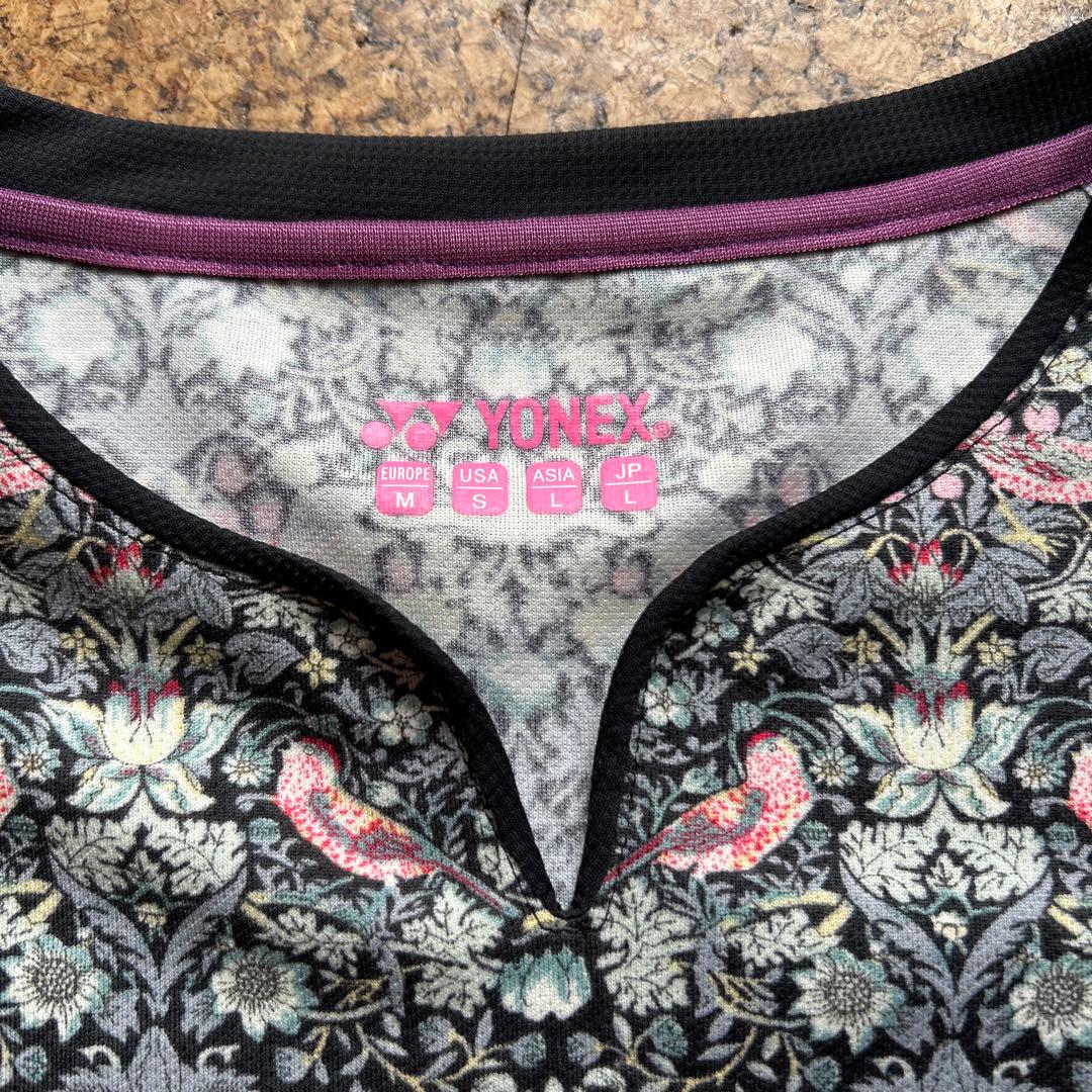 今季ヨネックス　ゲームTシャツ　サイズL リバティー柄