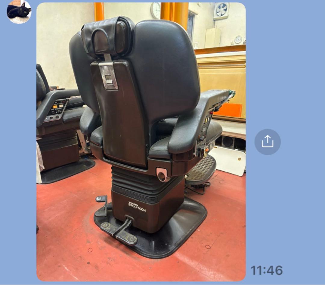 タカラベルモンド　美容室、理容室用椅子