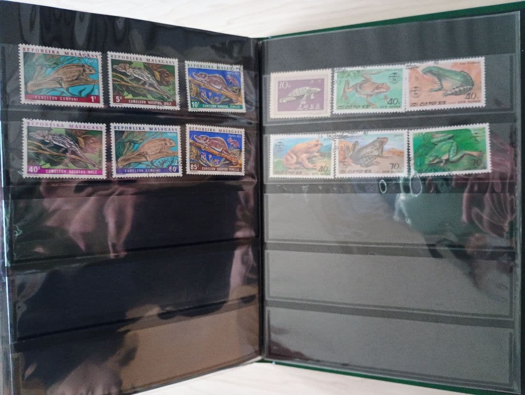 希少31まで限定出品！手彫竜銭ヘビ爬虫類トカゲ　テージー切手アルバムまとめ売り