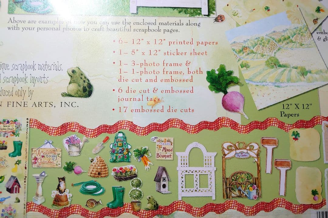 キャロルウィルソン スクラップブックキット&デザインペーパー セット