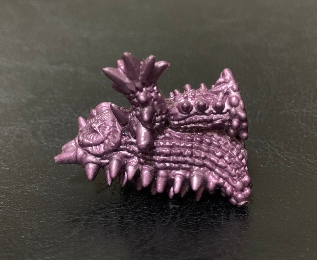 ウルトラ怪獣消しゴム　サボテンダー（パープルメタリック）ポピー　希少　昭和レトロ