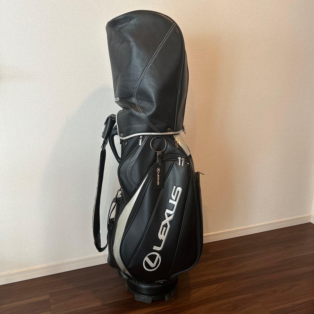 【正規品】LEXUS レクサス　キャディバッグ ブラック　おまけ付き
