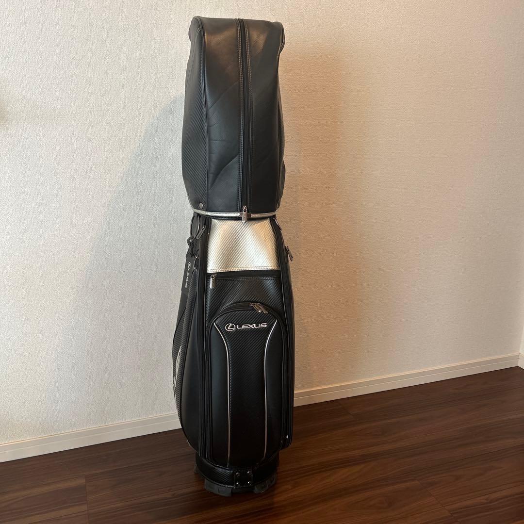 【正規品】LEXUS レクサス　キャディバッグ ブラック　おまけ付き