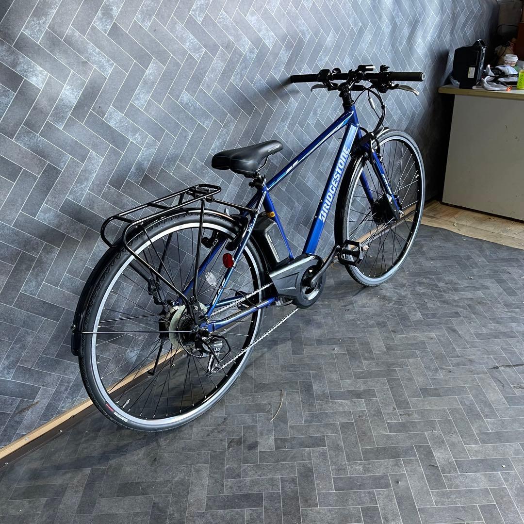 送料無料条件付 BRIDGESTONE 電動アシスト自転車 青バッテリーb200