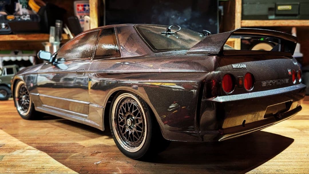 タミヤ1/10スカイライン GT-R R32 ボディ純正色プロ仕様塗装