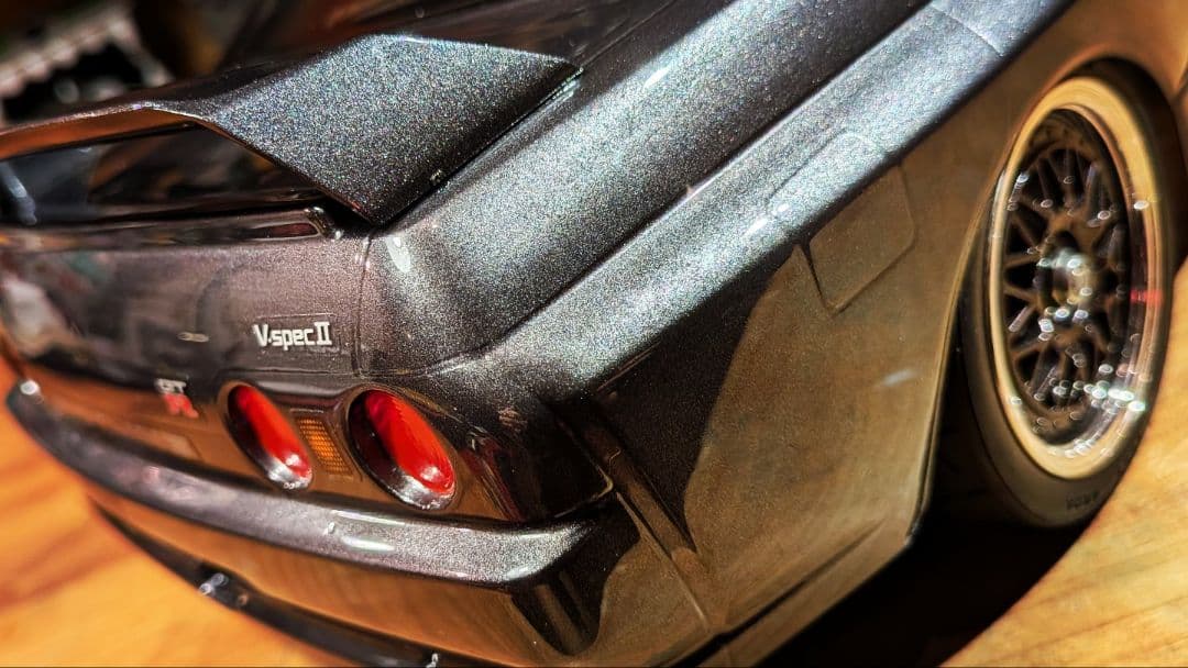 タミヤ1/10スカイライン GT-R R32 ボディ純正色プロ仕様塗装