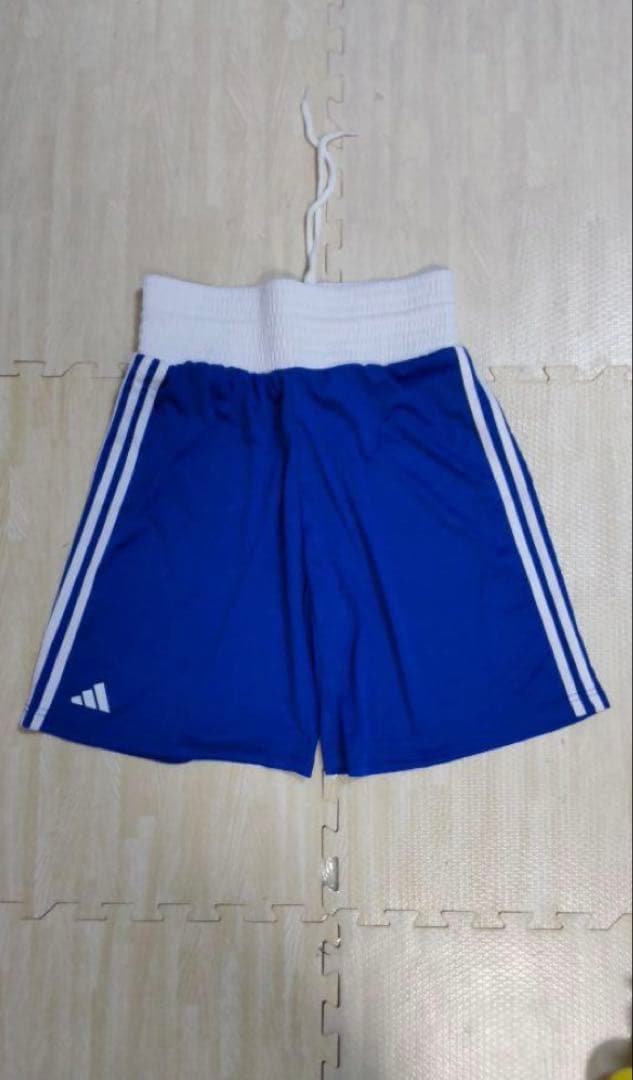 アディダス　アマチュアボクシング　ユニフォーム　上下セット（160Sサイズ）　青