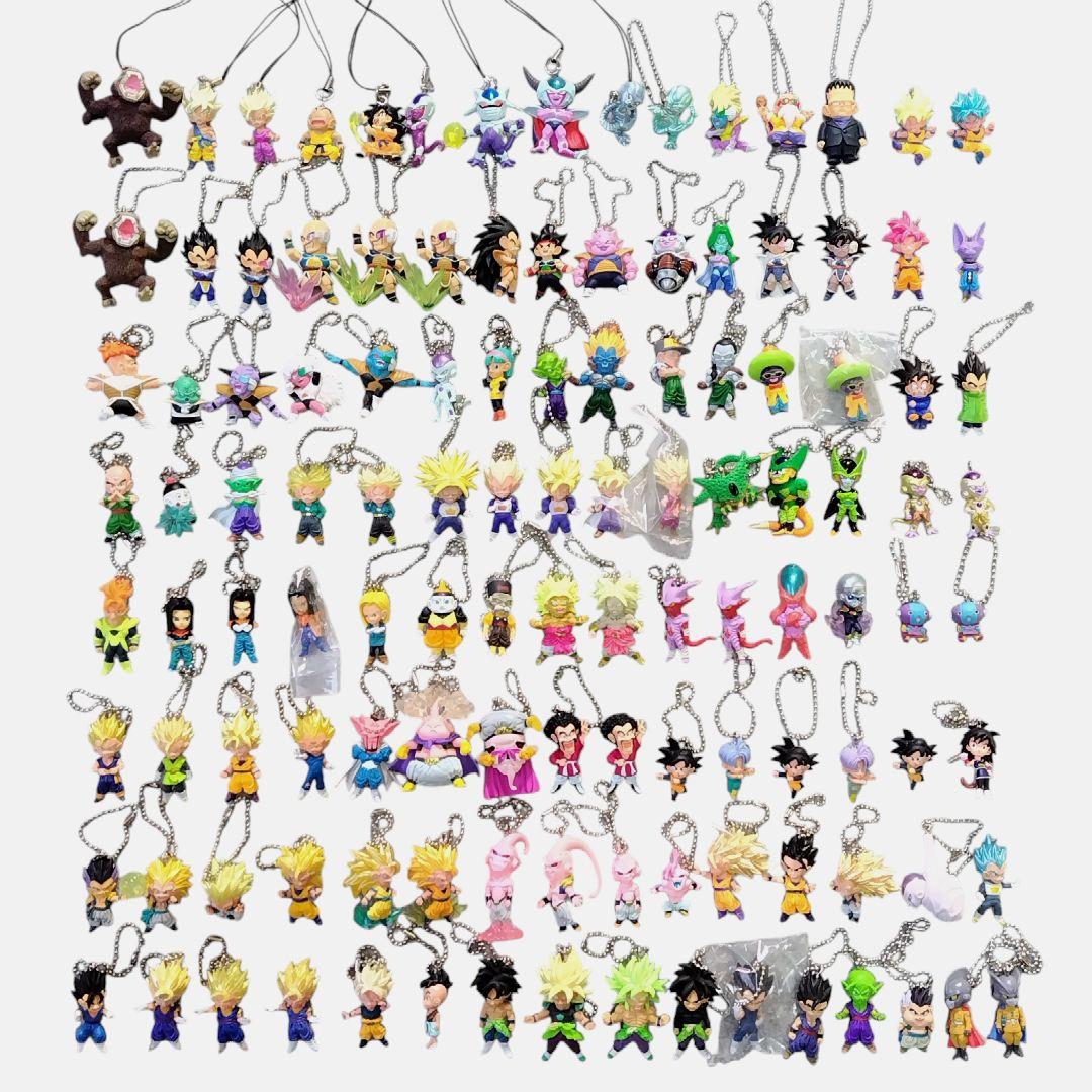 ドラゴンボール UDM まとめ売り キーホルダー スイング ストラップ 黒紐