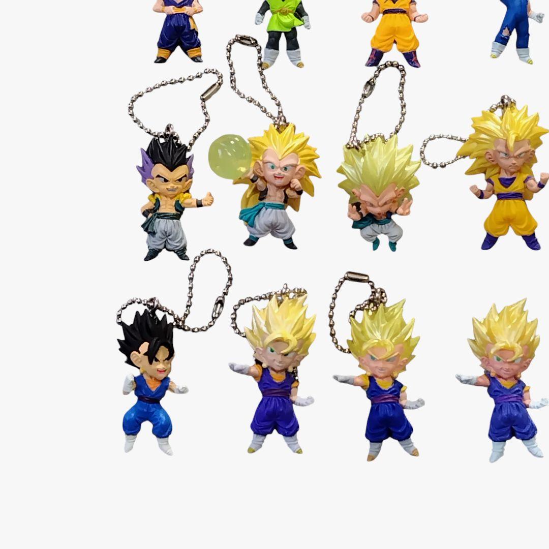 ドラゴンボール UDM まとめ売り キーホルダー スイング ストラップ 黒紐