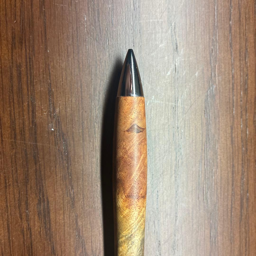 工房楔　シャーペン　花梨紅白