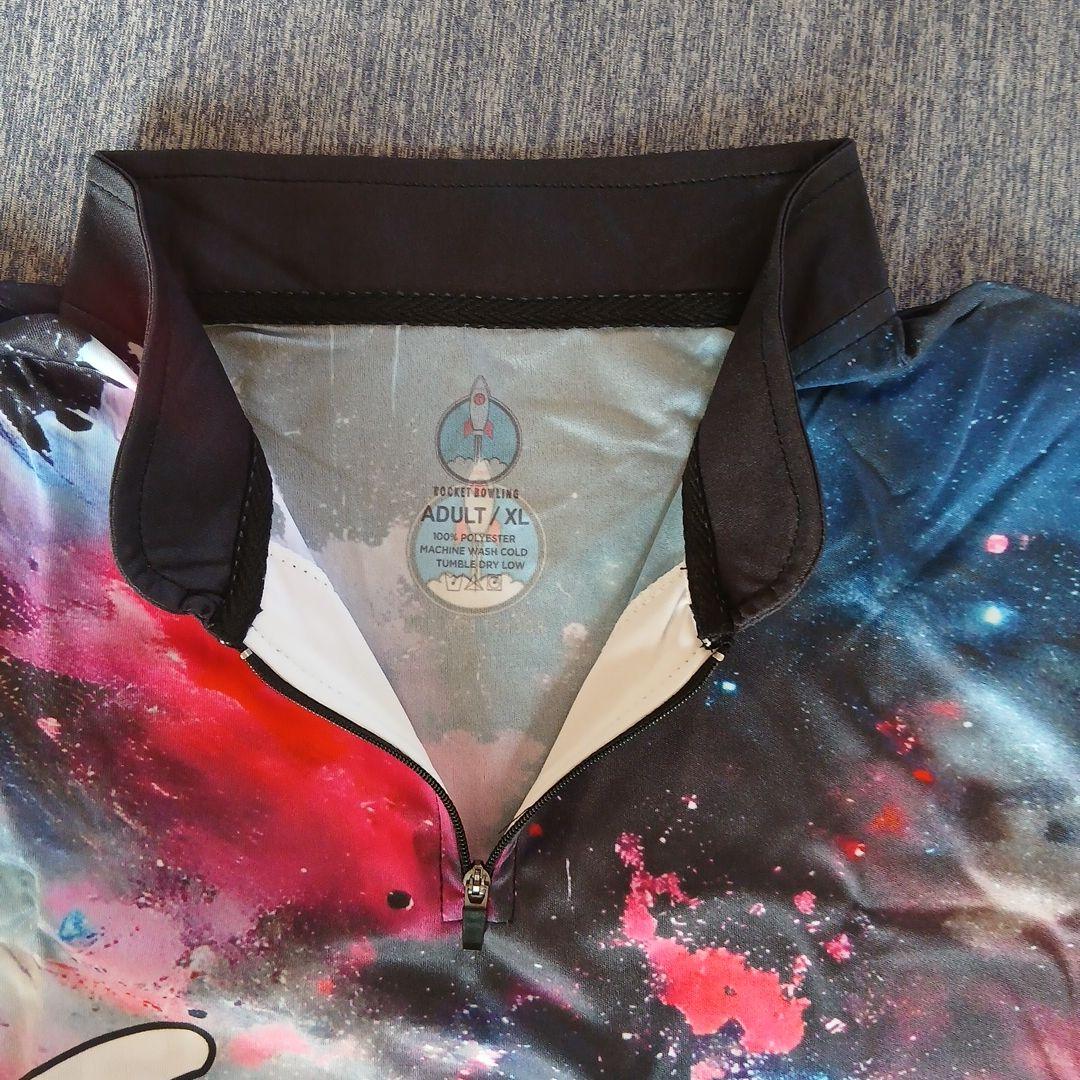 ✨新品✨ハンマー　2XLサイズ　宇宙　カラフル　大きいサイズ　ボウリングウェア