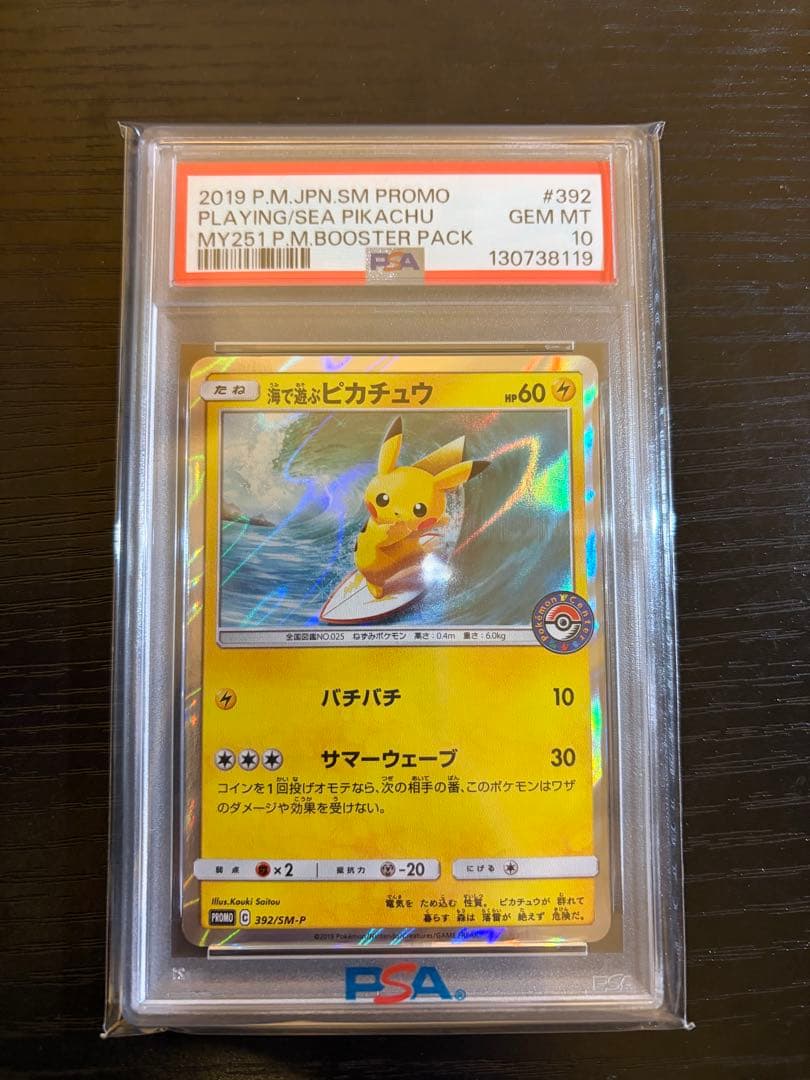 海で遊ぶピカチュウ　PSR10