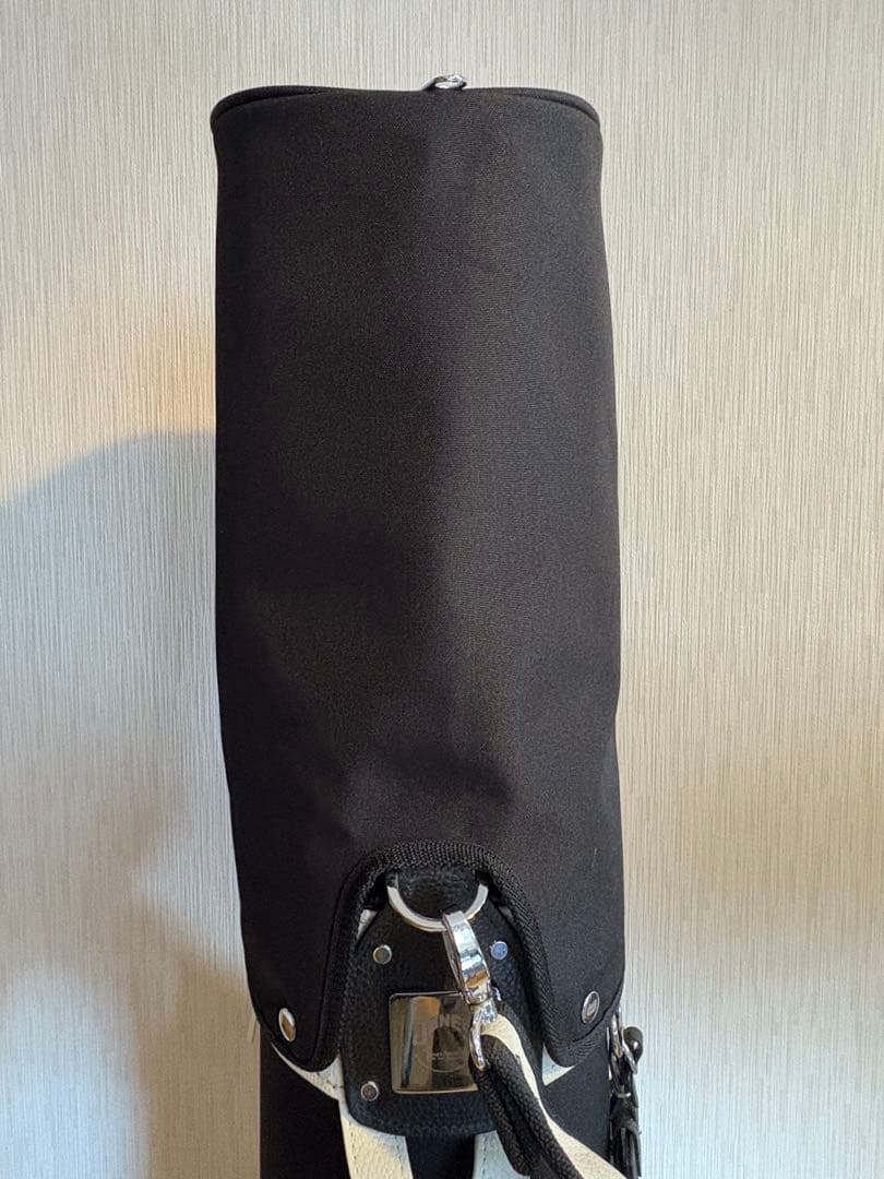【中古美品】JONES ジョーンズ キャディバッグ ブラック/ホワイト