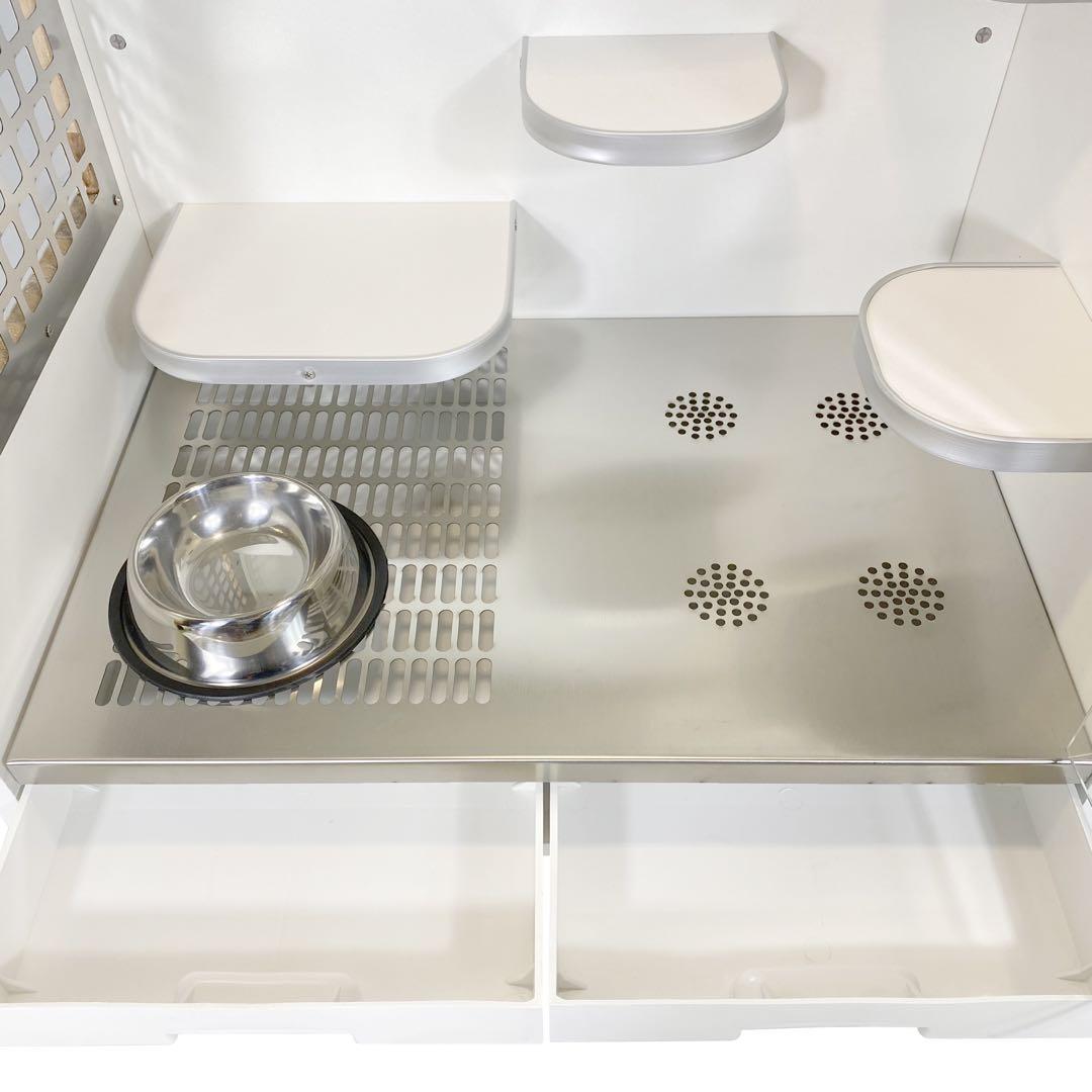 小動物用ケージ　チンチラゲージ　ケージ　80cm [組み立て完成品]+回し車