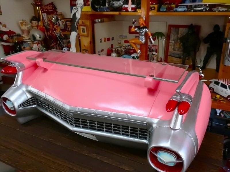 1959 キャデラック エルドラド 後方部型ディスプレイシェルフ ガラス棚