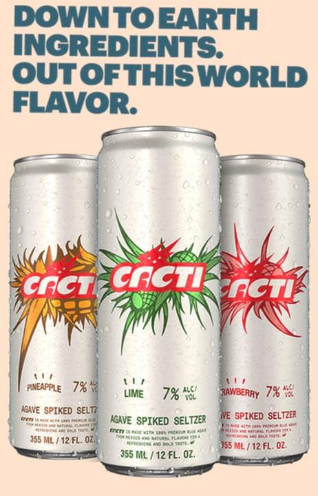 CACTI™ AGAVE SPIKED SELTZER 9 CAN PACK