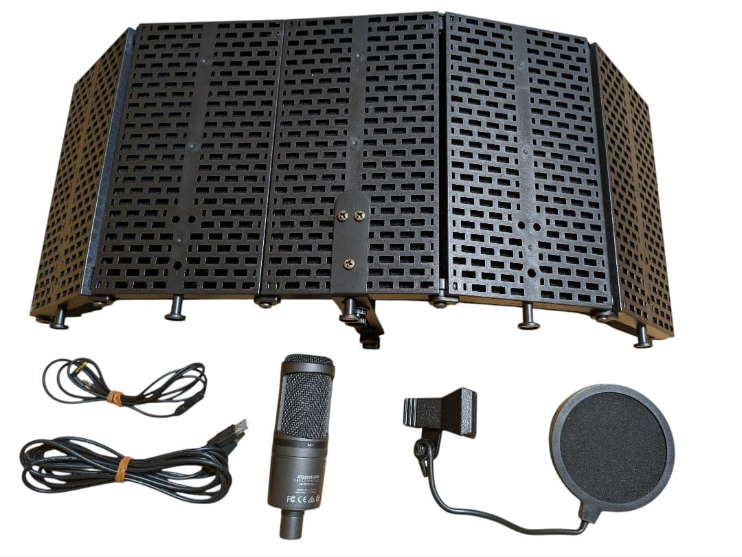 オーディオテクニカ AT2020USB+ レコーディングセット　コンデンサー