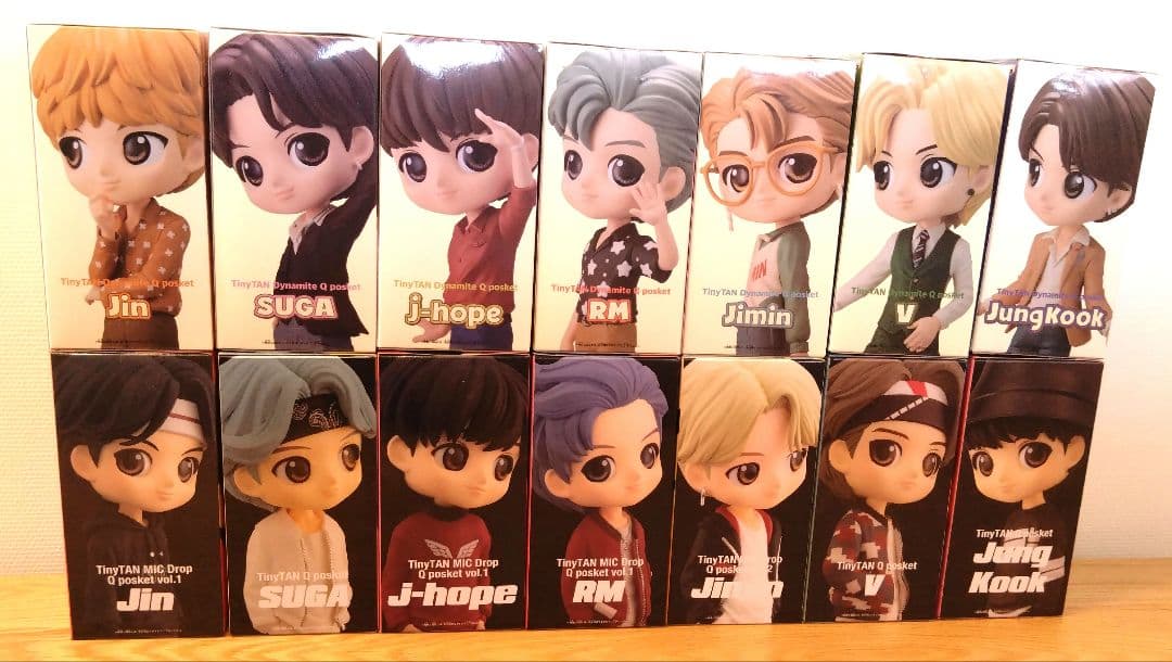 TinyTAN Qposket フィギュア 14種 コンプ セット