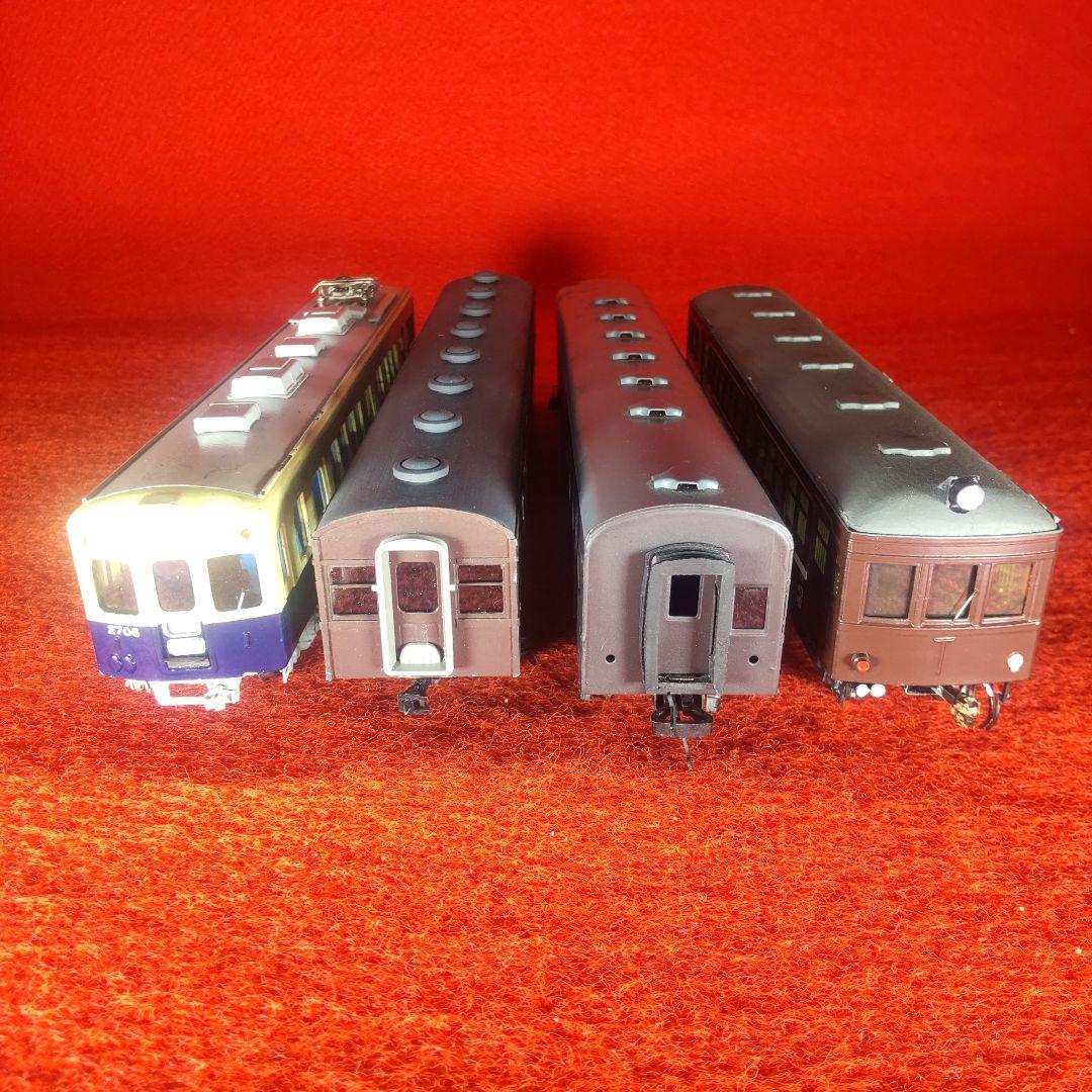 客車4台動作確認済み、HOゲージ