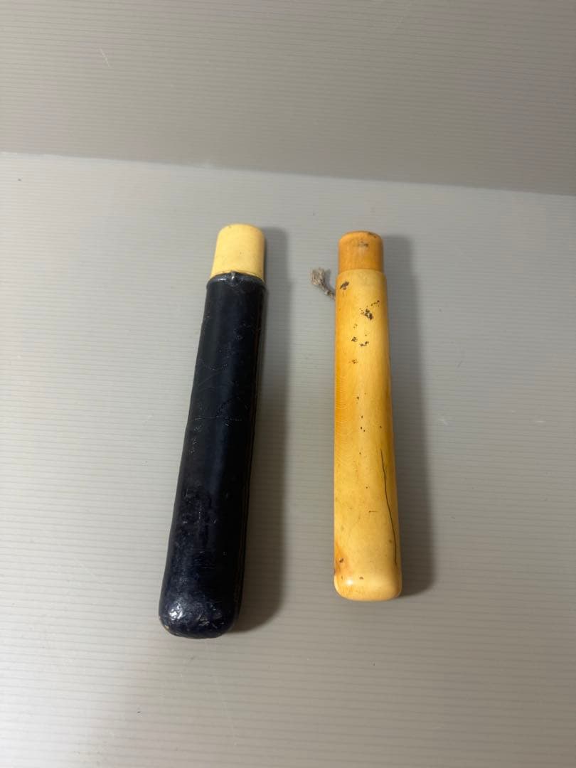 2124 時代物　煙道具　煙草入れ　キセル　2本