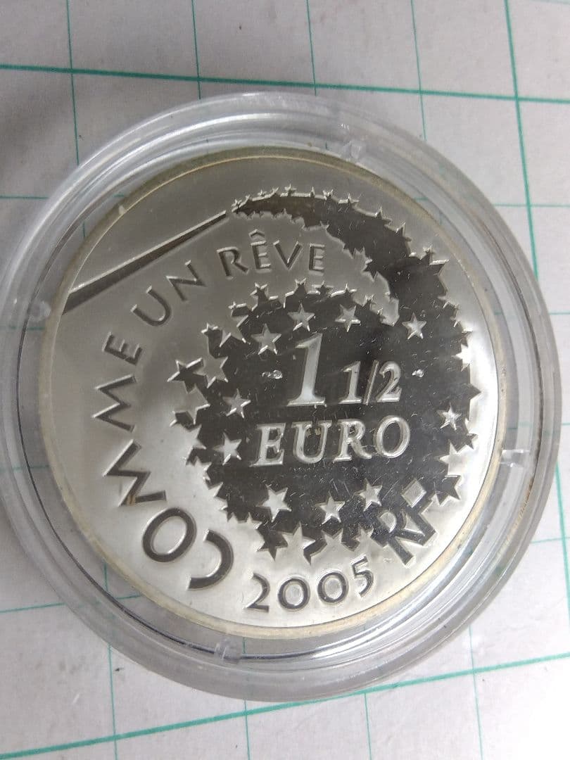 【純銀90%】フランス2005年、パリの夢、キティ 記念 銀貨 3枚セット