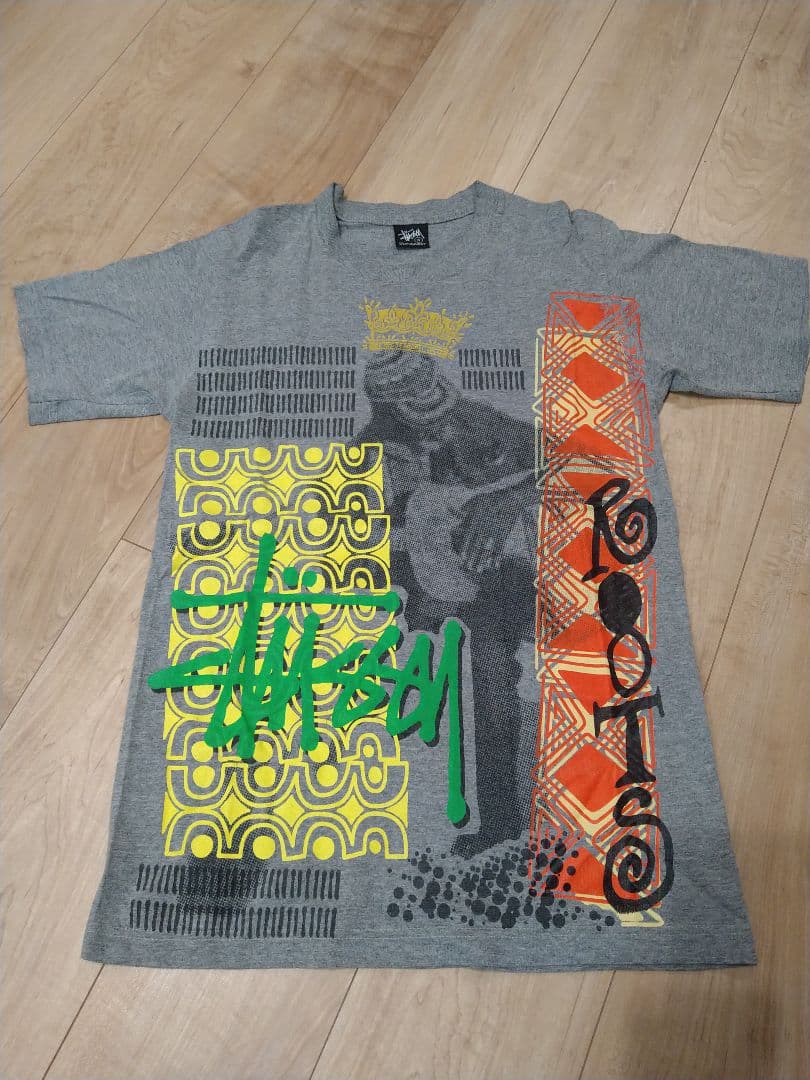 STUSSY　ROOTS　Tシャツ (USED)