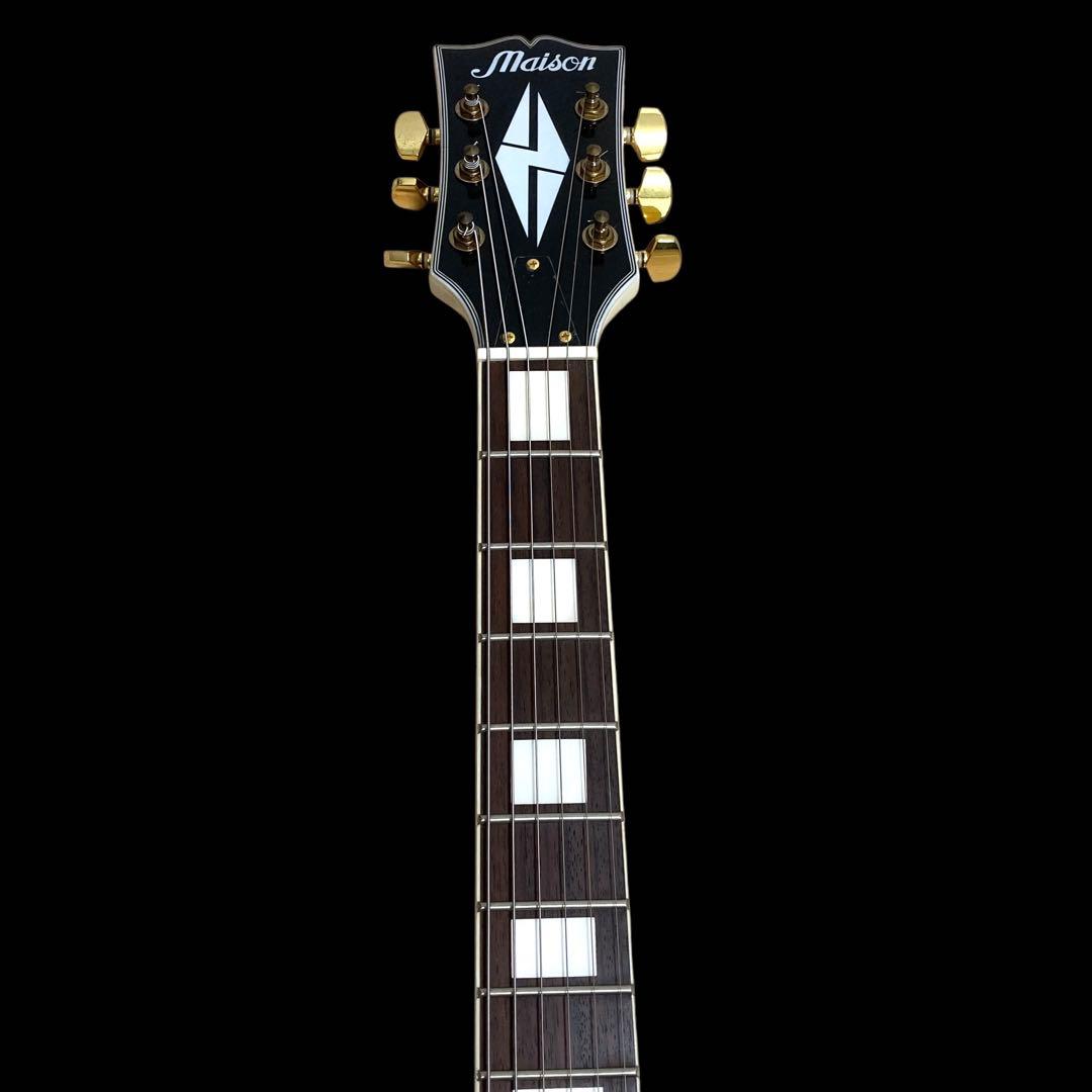 Maison レスポールカスタムタイプ ビンテージホワイト クリーム LPC