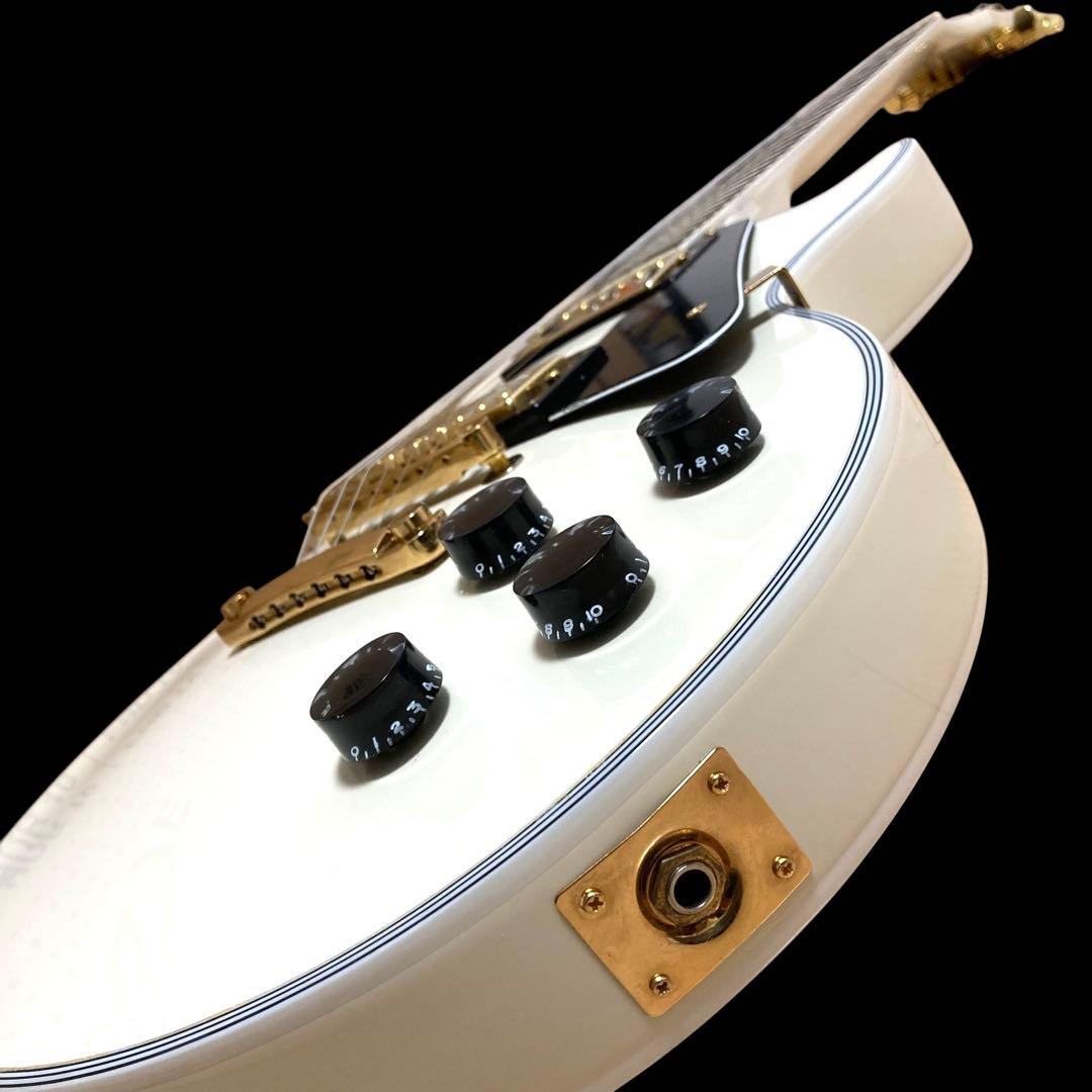 Maison レスポールカスタムタイプ ビンテージホワイト クリーム LPC