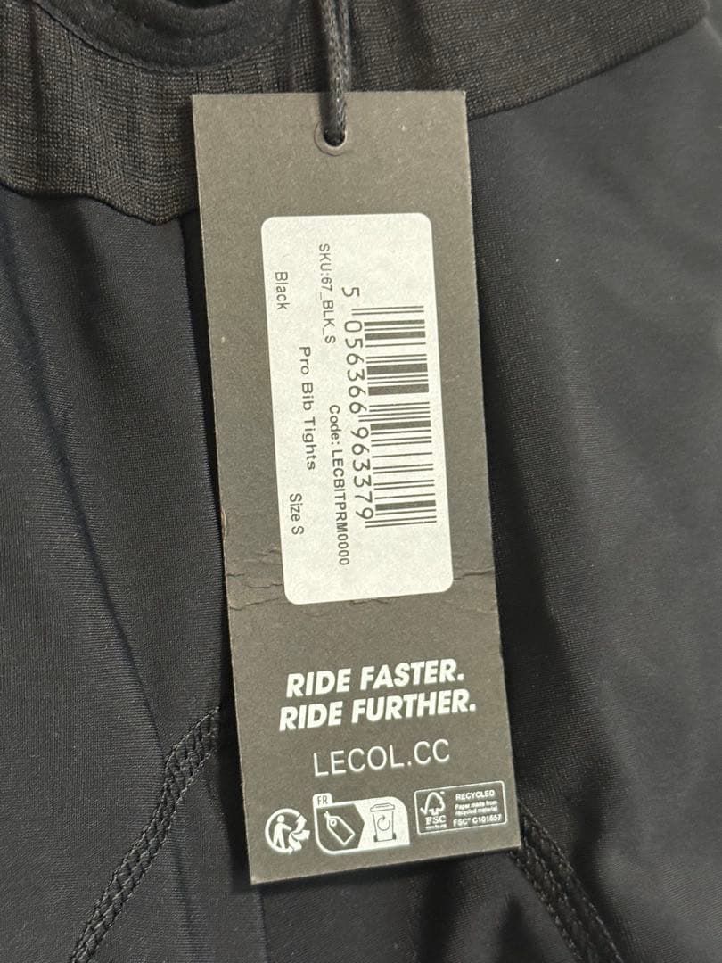 【新品】Le Col Pro Bib Tights Sサイズ ルコール 冬用ビブ