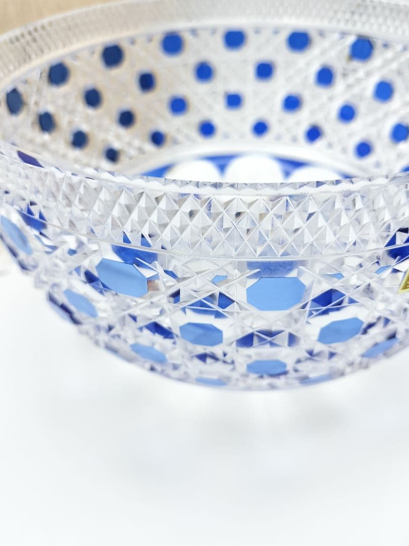 定価12万6000円☆超希少品 大鉢カガミクリスタル （切子、江戸切子、薩摩切子