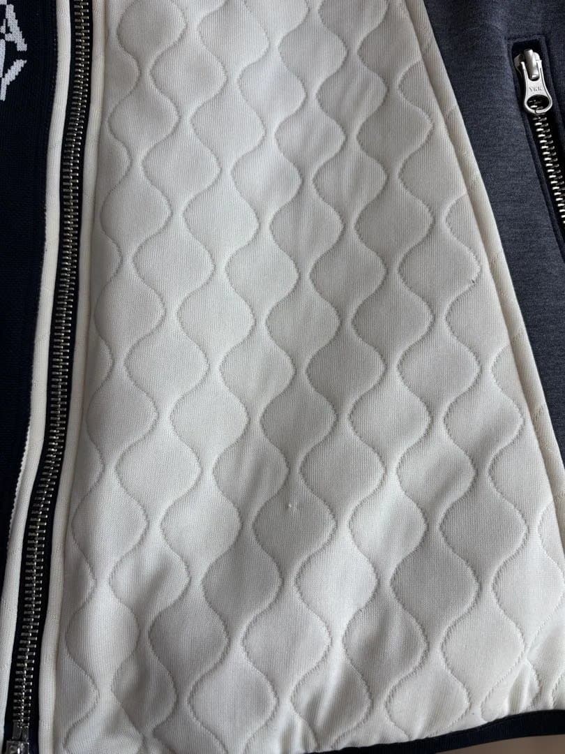 ディセンバーメイ ゴルフ ブルゾン メンズ ダンボールニット キルト アウター